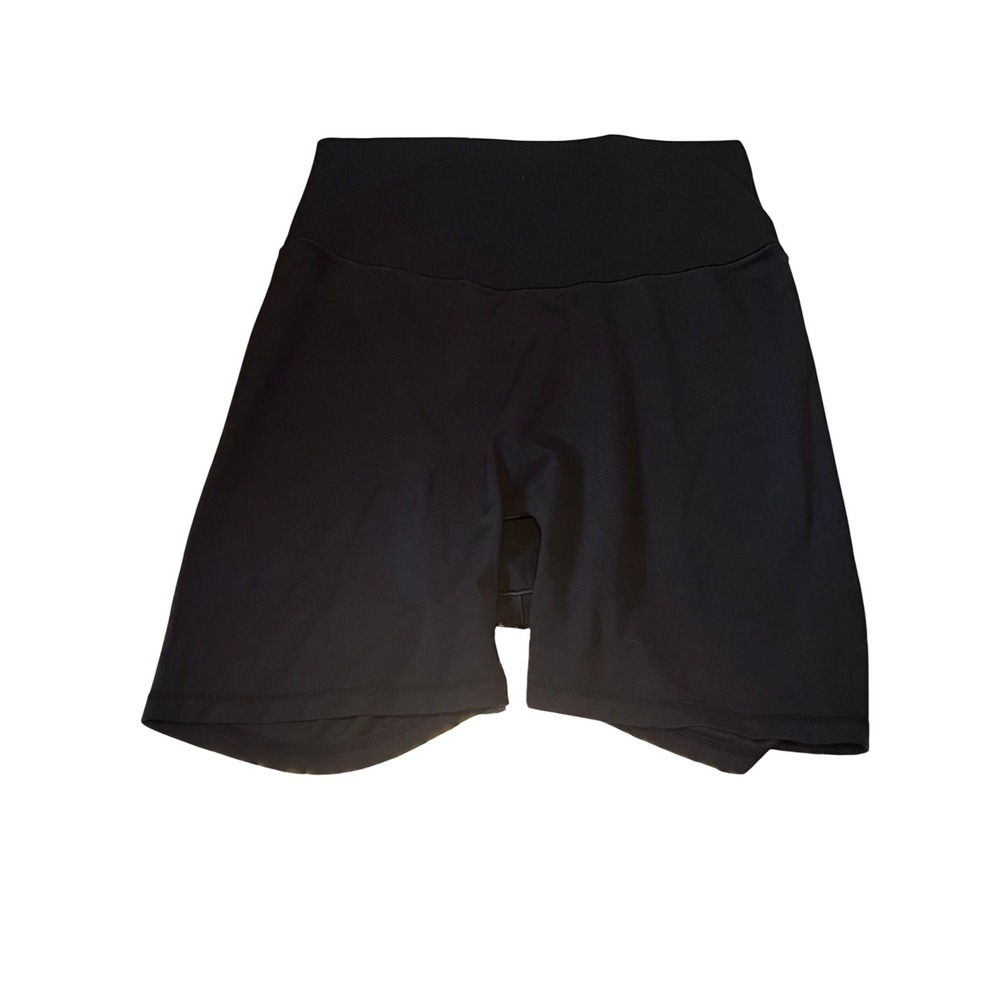 Sunzel Black High Waisted Biker Shorts Womens Small Athletic Yoga Gym Spandex